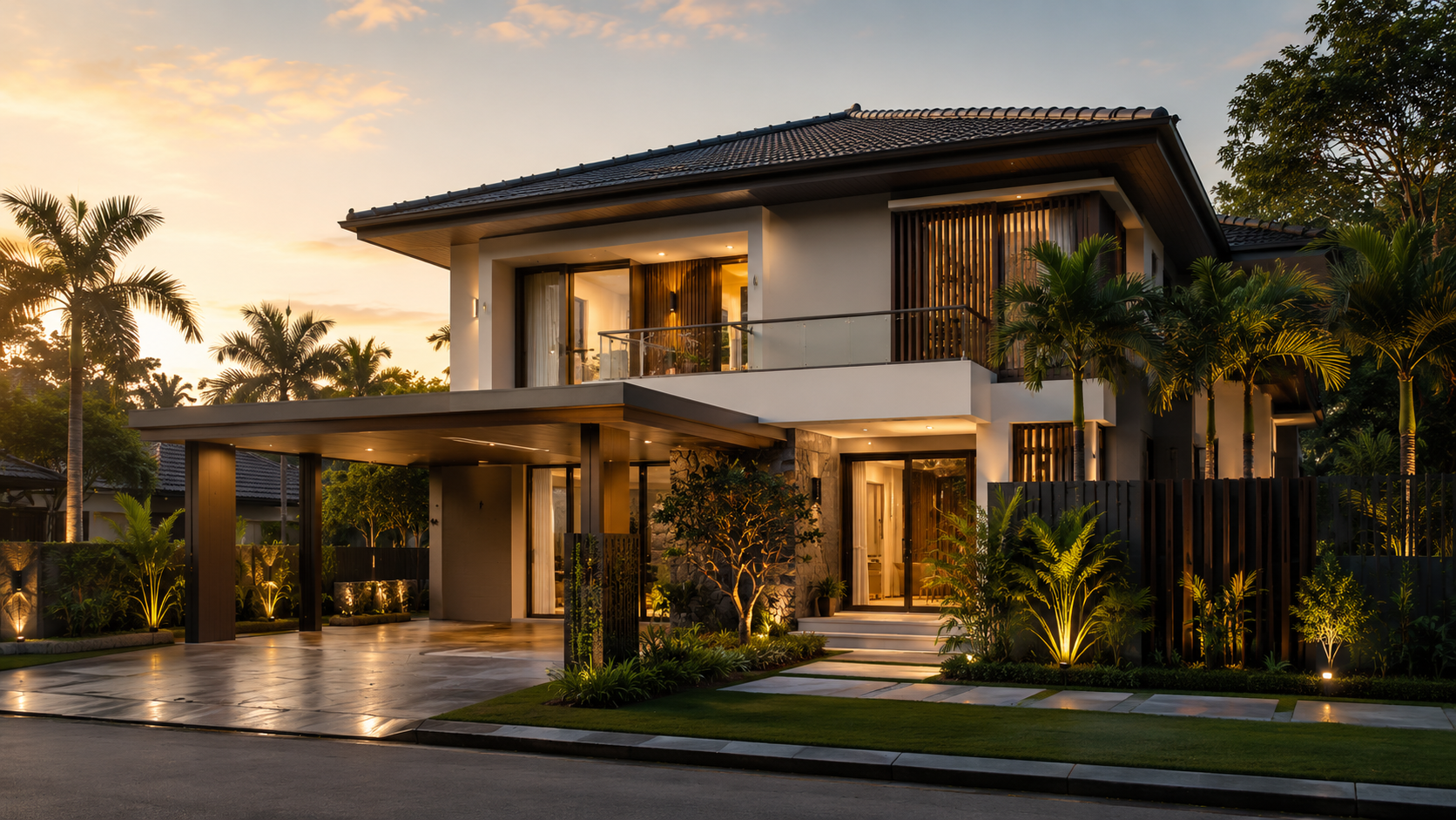 Modern residential home